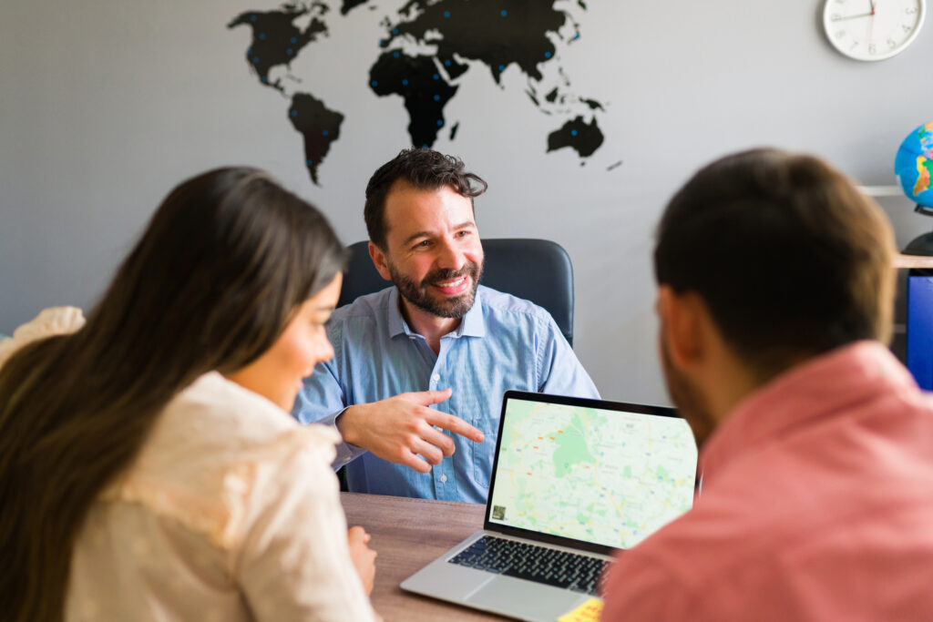A group of worker look for the bess SaaS localization strategy