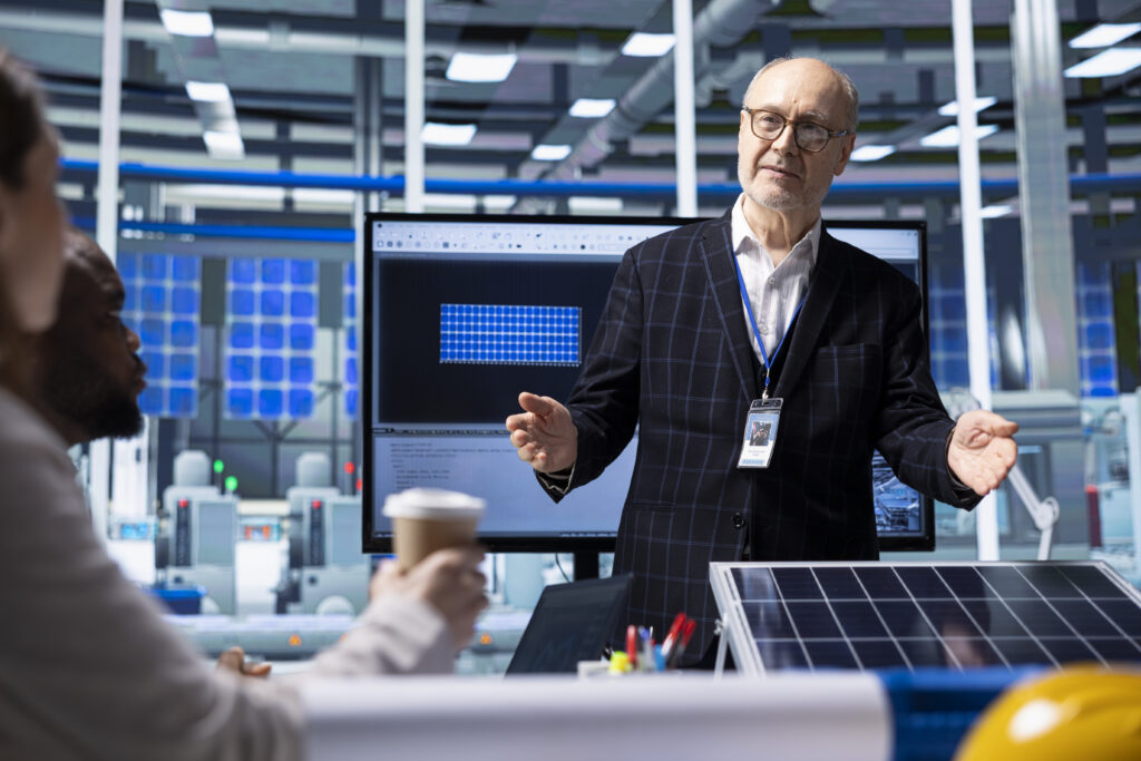 A worker talks about the energy business expansion