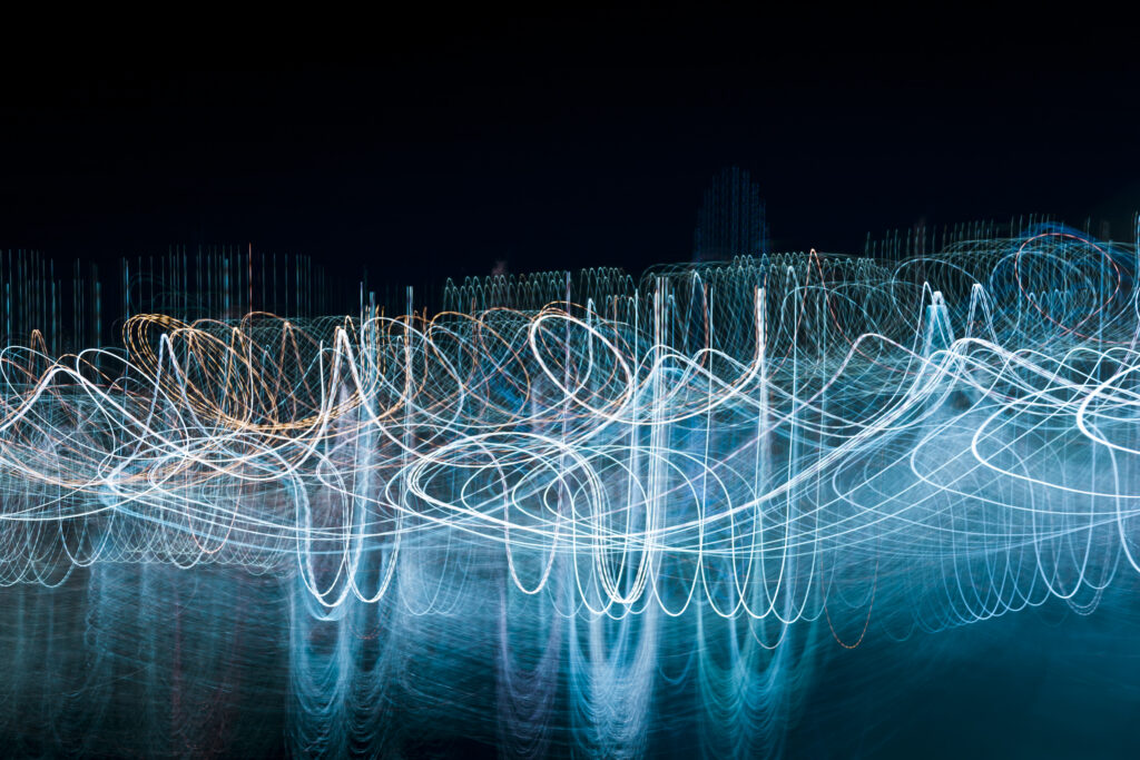 Cryostat image representing quantum computing energy algorithms for grid optimization.